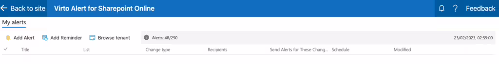 using_virto_alerts_&_reminder_app_for_sharepoint_lists_1