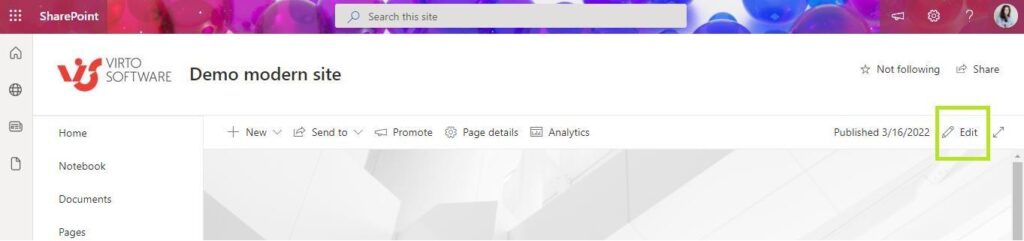 adding_virto_gantt_chart_app_on_a_sharepoint_page_1