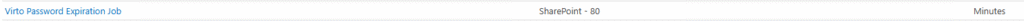 virto password expiration times job