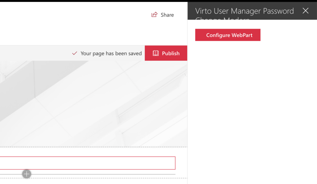 Click "Configure WebPart".